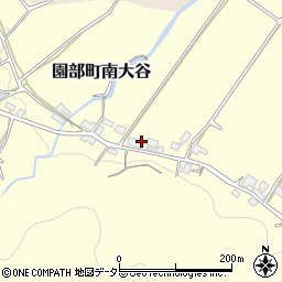 京都府南丹市園部町南大谷（鳥垣内）周辺の地図