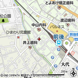 愛知県豊明市前後町大代1605-45周辺の地図