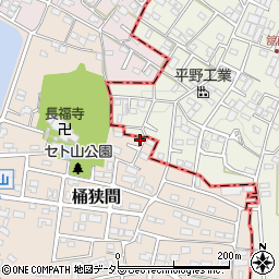 愛知県名古屋市緑区桶狭間1121周辺の地図