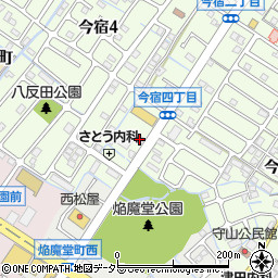 スクアドラ滋賀守山店周辺の地図