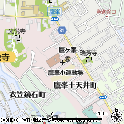 京都府京都市北区鷹峯土天井町49-2周辺の地図