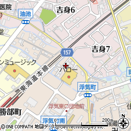 滋賀県守山市浮気町366-6周辺の地図