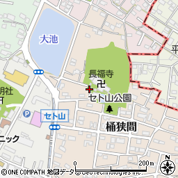 愛知県名古屋市緑区桶狭間426周辺の地図
