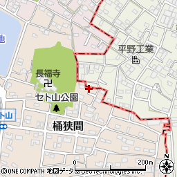 愛知県名古屋市緑区桶狭間1118周辺の地図