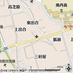 京都府亀岡市馬路町東出合周辺の地図