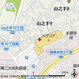 スガキヤ トヨタ生協本部周辺の地図