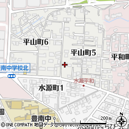 金山建設株式会社　平山倉庫周辺の地図
