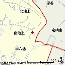 愛知県東海市名和町南池上8周辺の地図