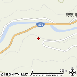 愛知県豊田市野原町五良田周辺の地図