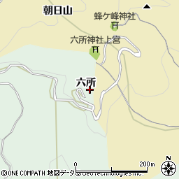 愛知県豊田市花沢町六所周辺の地図