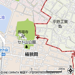 愛知県名古屋市緑区桶狭間1101周辺の地図