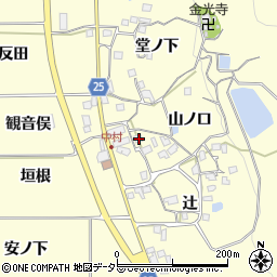 京都府亀岡市千歳町千歳山ノ口34周辺の地図