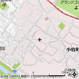 三重県四日市市小牧町897周辺の地図