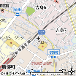 滋賀県守山市浮気町367-4周辺の地図