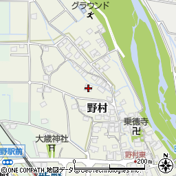 兵庫県神崎郡神河町野村353周辺の地図