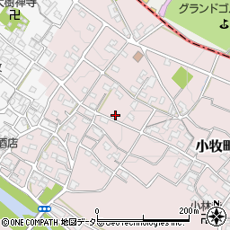 三重県四日市市小牧町895-4周辺の地図