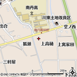 京都府亀岡市馬路町上高樋周辺の地図