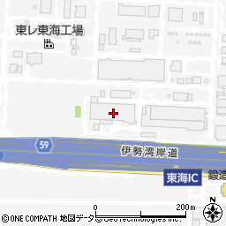 東レ・デュポン東海事業場周辺の地図