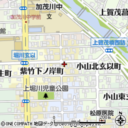 京都府京都市北区紫竹下長目町39周辺の地図