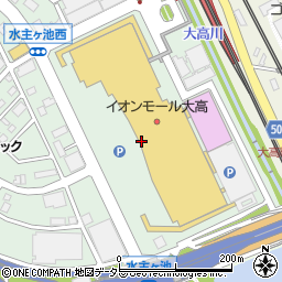 柿安 Meat Meet イオンモール大高店周辺の地図