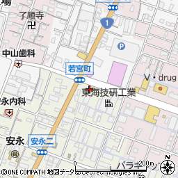 ローソン桑名安永店周辺の地図