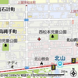京都府京都市北区上賀茂松本町47周辺の地図