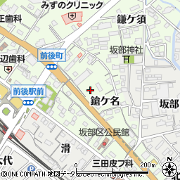 愛知県豊明市前後町鎗ケ名1847周辺の地図