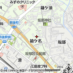 愛知県豊明市前後町鎗ケ名1836周辺の地図