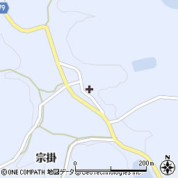 岡山県美作市宗掛185周辺の地図