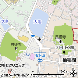 愛知県名古屋市緑区桶狭間101周辺の地図
