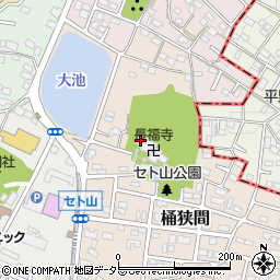 愛知県名古屋市緑区桶狭間434周辺の地図