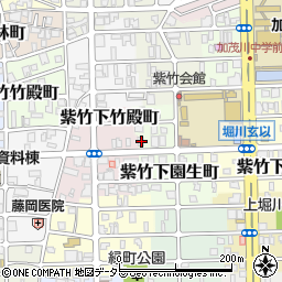 京都府京都市北区紫竹下園生町13周辺の地図
