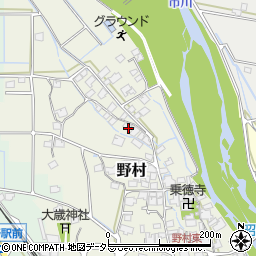 兵庫県神崎郡神河町野村381周辺の地図