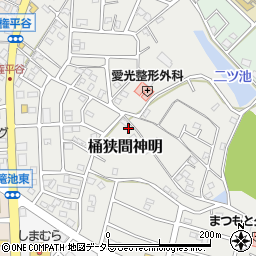 〒458-0919 愛知県名古屋市緑区桶狭間神明の地図