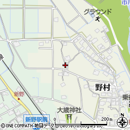兵庫県神崎郡神河町野村338周辺の地図