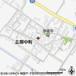 滋賀県草津市志那中町389-4周辺の地図