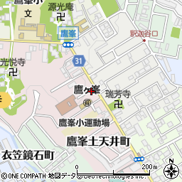 鷹峯居宅支援センター京都総合福祉協会周辺の地図