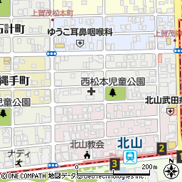 京都府京都市北区上賀茂松本町43-4周辺の地図