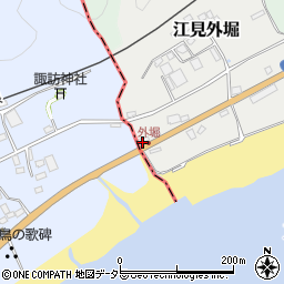 千葉県鴨川市江見外堀852周辺の地図