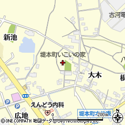 堤本町いこいの家周辺の地図