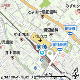 ドラッグスギパルネス前後店周辺の地図