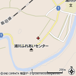 静岡県浜松市天竜区佐久間町浦川2740周辺の地図