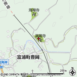 満蔵寺周辺の地図
