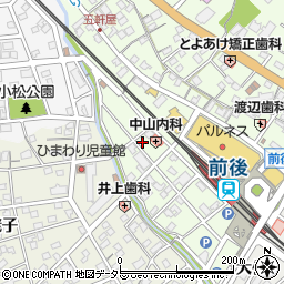 愛知県豊明市前後町大代1605-18周辺の地図