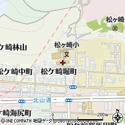 京都市立松ヶ崎小学校周辺の地図