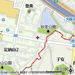 愛知県名古屋市緑区定納山1丁目2013周辺の地図