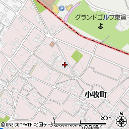 三重県四日市市小牧町880-1周辺の地図