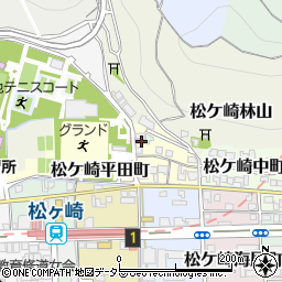京都府京都市左京区松ケ崎西町20周辺の地図