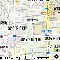 京都府京都市北区紫竹下園生町17周辺の地図