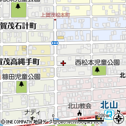 京都府京都市北区上賀茂松本町37周辺の地図